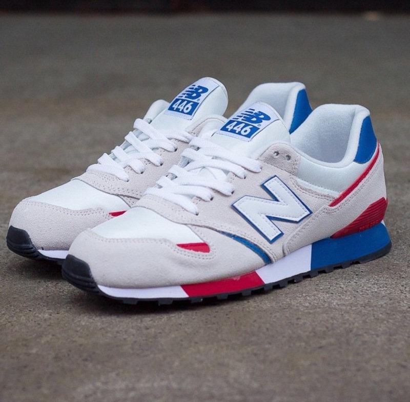 New Balance 446 pas cher, Achat 2015 New Balance 446 blanc Rose Turquoise Homme Chaussures 7AHBTVWKAA